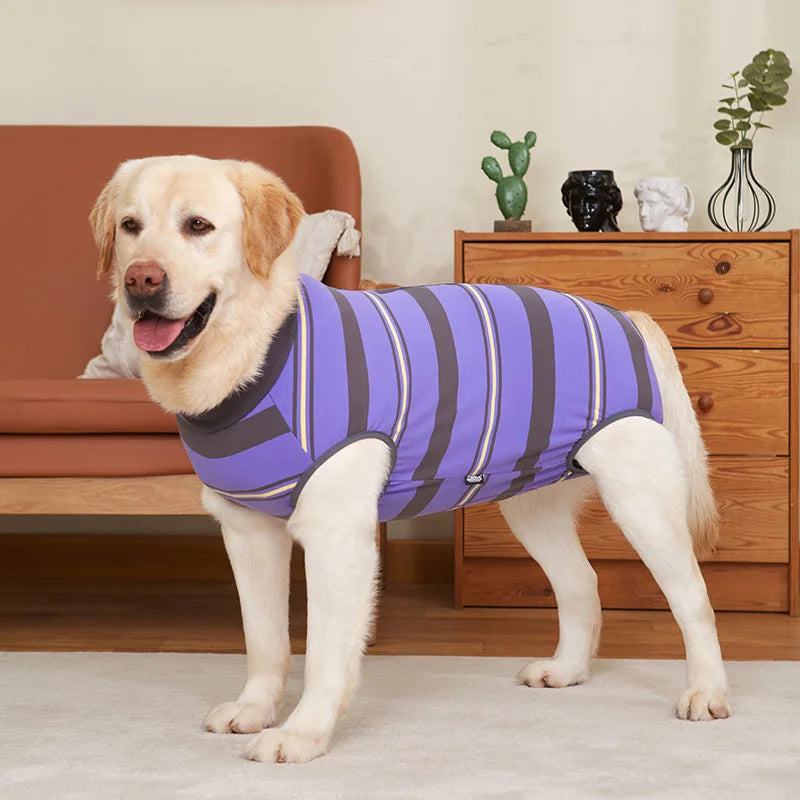 Dog Sterilization Suit Cotton Dog Recovery Suit Anti Licking Wounds Pet Care Clothes After Surgery Clothes Apparels Pet Supplies