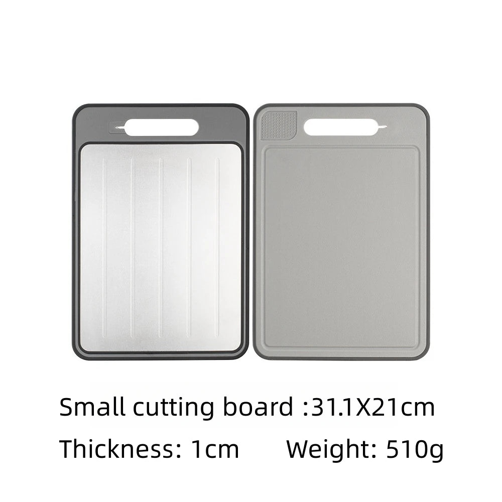 Kitchen Thawing Cutting Board Defrosting Function Physical Thawing Chopping Board Kitchen GarlicHigh Efficiency Physical Thawing