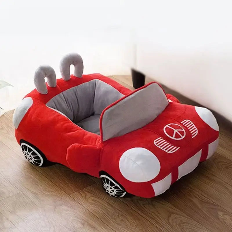 Large Car Shaped Dog Cat Bed Warm Pet House Cool Cartoon Shark Pet Cave Cat Dog Beds Sweet Kittens Basket Warm Cat Beds Cushion