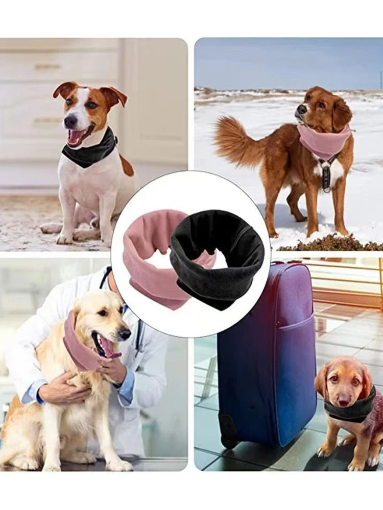 Dog Earmuffs Cat Grooming Hair Dryer Neck Cover Earplugs Soothing Emotions Anti-stress Noise Reduction Head Cover Pet Special