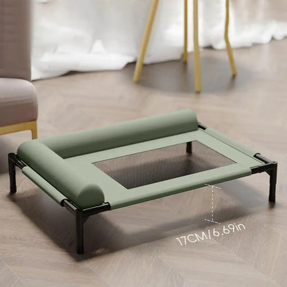 Elevated Pet Bed Durability Practical with Pillow for Small Pets Dogs Kitten Cat Dog Bed Dog Cat Bed Portable