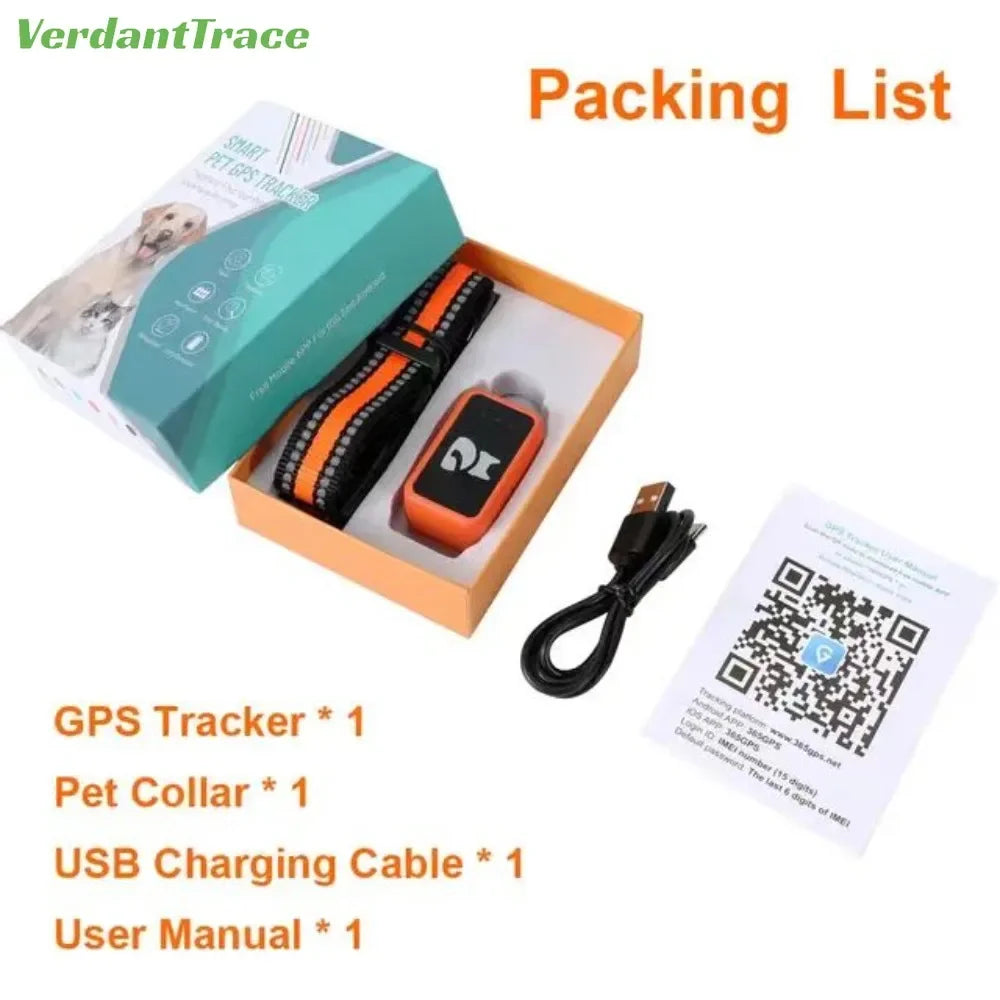 IP67 Waterproof Mini 4G GPS Animal Tracker Collar Anti-Lost Real Time Tracking Dog Cat Locator Pet Dog Cat Fashion Neck Collar