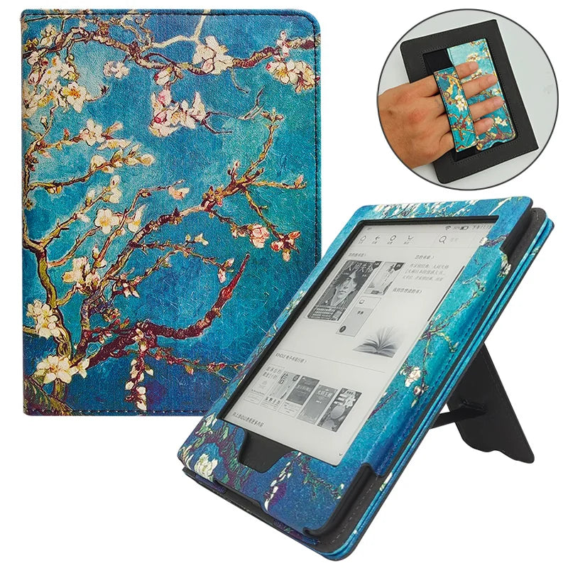 Kindle 8 Case for Kindle (8th Generation, 2016) with Smarter Sleep&Wake/Magnatic Closure/Stand/Hand Strap for Model No SY69JL