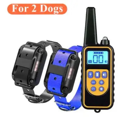 Training Collar Dog 800m Anti Bark Dog Collar Waterproof With Pet Rechargeable Pet Remote Control Electric Collar For Dogs