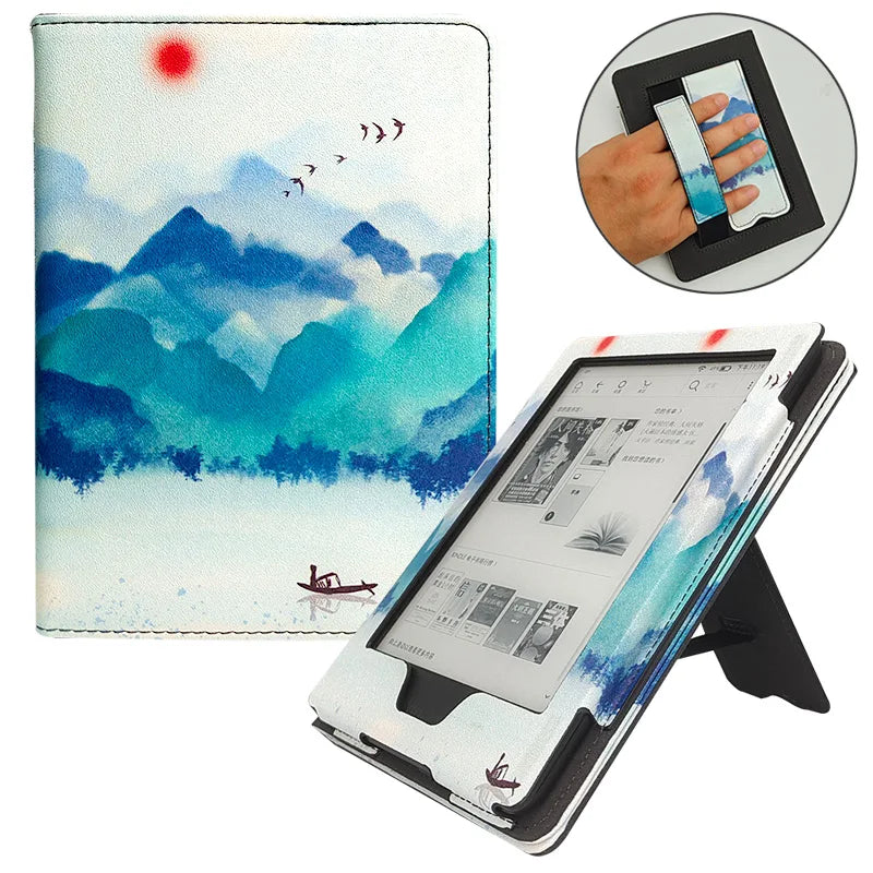 Kindle 8 Case for Kindle (8th Generation, 2016) with Smarter Sleep&Wake/Magnatic Closure/Stand/Hand Strap for Model No SY69JL