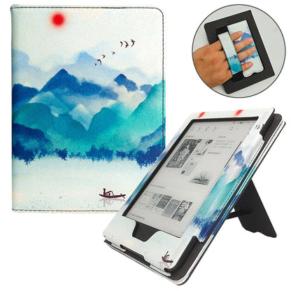 Kindle 8 Case for Kindle (8th Generation, 2016) with Smarter Sleep&Wake/Magnatic Closure/Stand/Hand Strap for Model No SY69JL