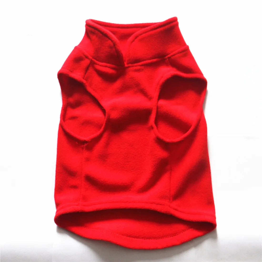 Dog Clothes Dog Sweater with Leash Ring Soft Winter Pet Clothes Warm Fleece Vest Dog Cozy Jacket for Dog Supplies French Bulldog