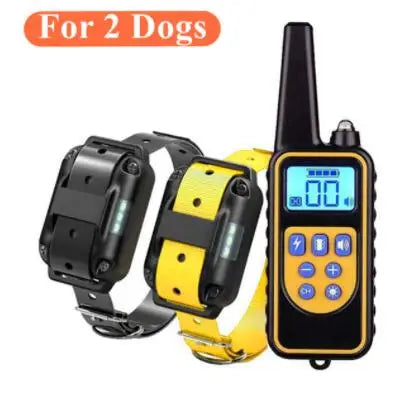 Training Collar Dog 800m Anti Bark Dog Collar Waterproof With Pet Rechargeable Pet Remote Control Electric Collar For Dogs