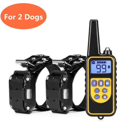 Training Collar Dog 800m Anti Bark Dog Collar Waterproof With Pet Rechargeable Pet Remote Control Electric Collar For Dogs