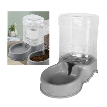 3.5L Automatic Pet Feeder Wate Food Dispenser for Small Medium Large Cat Dog Water Drinking Drinker Dish Small Medium Dog