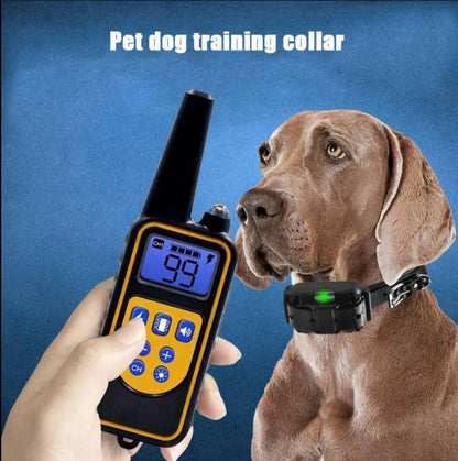 800M Dog Training Equipment Collar Professional Chain for 3 Dogs Small Large Bark with Remote Control 3 Mode Dog Training Collar