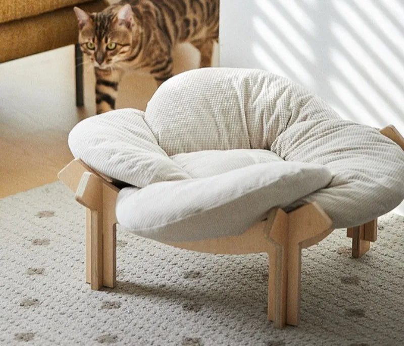 Petal Cat Bed Nest Mat Indoor Sleeping Cushion Small Dog Bed Nest Cats Portable Kitten Soft Beds Comfortable Pets Supplies