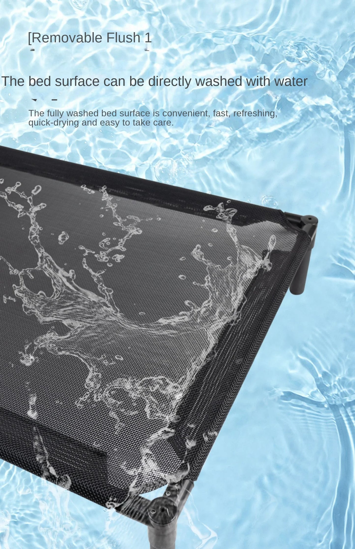 Pet Dog Cat Camping Bed  Elevated Bed for Dogs Folding Puppy Camping Bed Cat House Portable Removable Washable Dog Hammock