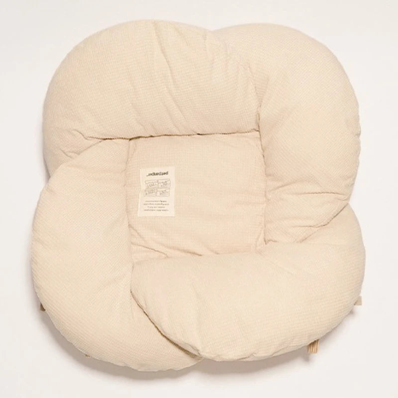 Petal Cat Bed Nest Mat Indoor Sleeping Cushion Small Dog Bed Nest Cats Portable Kitten Soft Beds Comfortable Pets Supplies