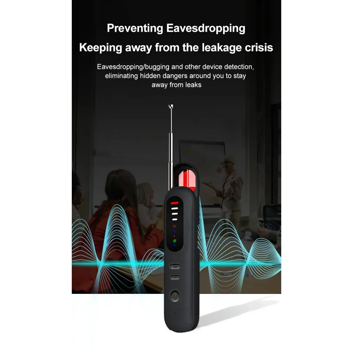 Camera detector, travel security guard, infrared scanner, anti-eavesdropping, positioning signal detector T06