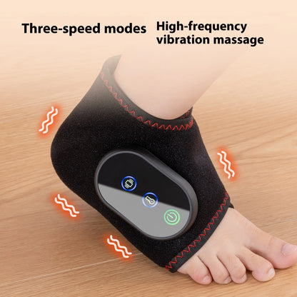Rechargeable ankle massager, easy to operate, convenient to use, intelligent timing, vibration temperature sensing, giving gifts