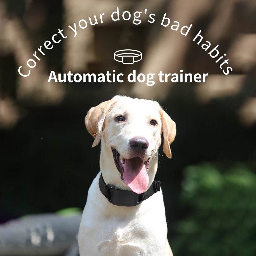 Dog Training Collar Anti-barking Collar Automatic Anti Bark Dog Collar USB Rechargeable Dog Trainer Electric Shock Beep
