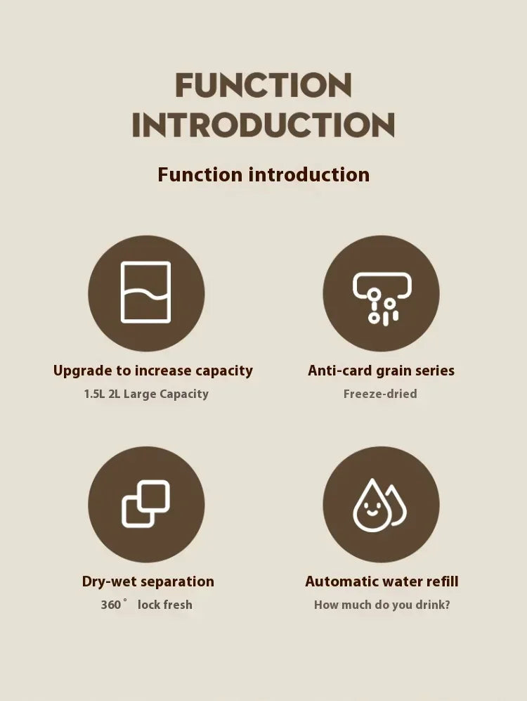 Dog Auto Feeder and Water Dispenser Gravity Food Feeder and Waterer Set with Pet Food Bowl Universal Pet Products