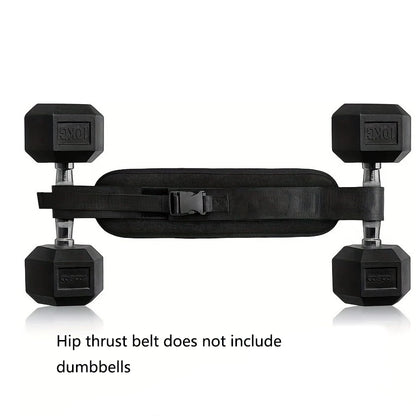 Hip Bridge, Weight Belt, Dumbbell, Hip Push, Weight Training Belt, Hip Lifting Fitness, Waist Protection Fitness Equipment