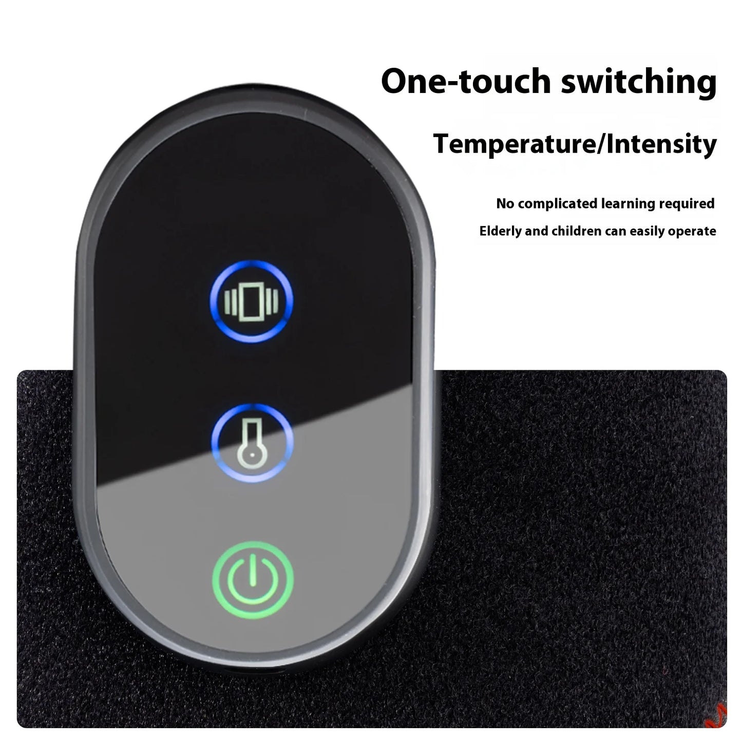 Rechargeable ankle massager, easy to operate, convenient to use, intelligent timing, vibration temperature sensing, giving gifts