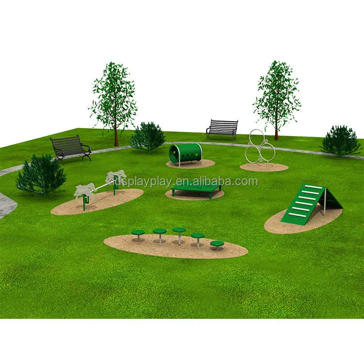Dog Park Training playground Equipment Long Tunnel Run
