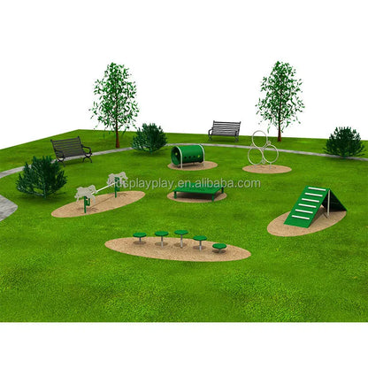 Dog Park Training playground Equipment Long Tunnel Run