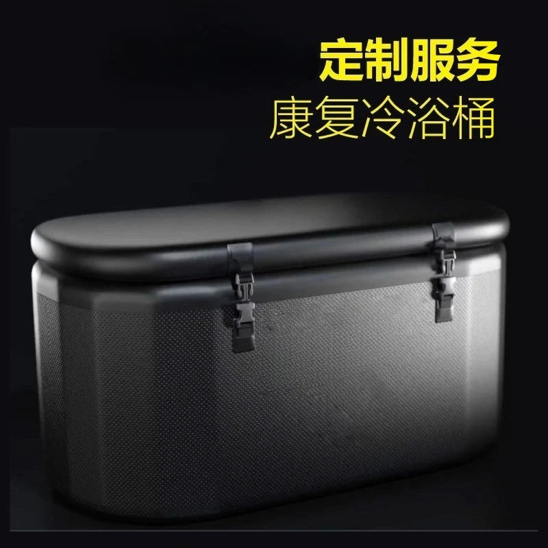Customized ice therapy bathtub ice bucket athlete physiotherapy bath water cooling basin chiller wire drawing material