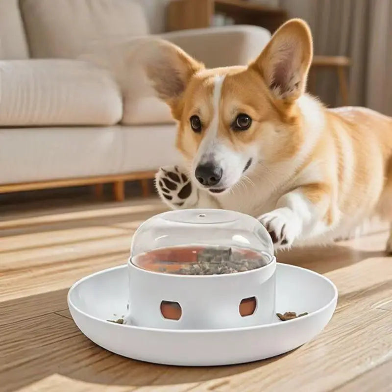 Interactive Dog Toy Pet Automatic Food Treat Dispenser Slow Food Pet Snack Feeder for Dog Cat Training