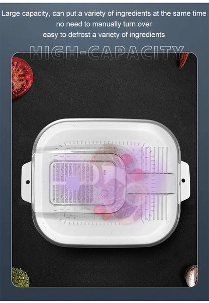 Multifunctional 4-in-1 Home Meat Defroster Large Capacity Kitchen Quick Defroster Food Steak Defroster Fruit Drainer Basket