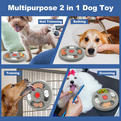 Dog Bowl, Pet Bowl, Slow Food Bowl for Cats, A New Type of Pet Intelligence and Entertainment Gadget That Can Hold Dog Cages