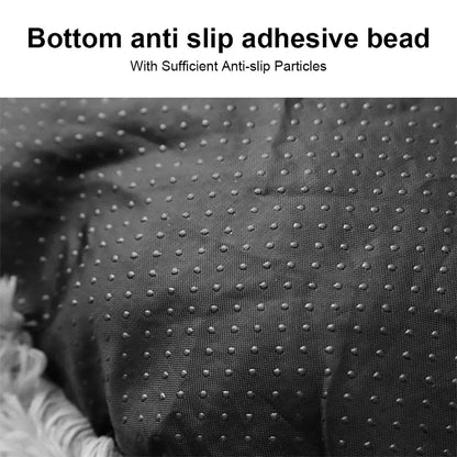 2025 50-80cm Round Pet Bed Long Plush Cat House Dog Bed for Medium Dogs Soft Cat Nest Kennel Dog Mattress Pet Supplies cozy bed