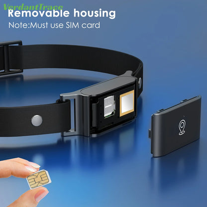 IP67 Waterproof Mini 4G GPS Animal Tracker Collar Anti-Lost Real Time Tracking Dog Cat Locator Pet Dog Cat Fashion Neck Collar