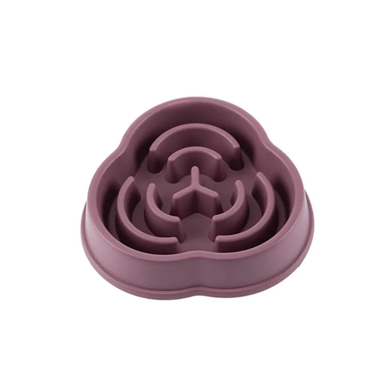 Fun pet dog slow food bowl anti-slip anti-swallowing anti-choking feeding bowl dog bowl suitable for cats and dogs supplies