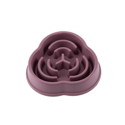 Fun pet dog slow food bowl anti-slip anti-swallowing anti-choking feeding bowl dog bowl suitable for cats and dogs supplies