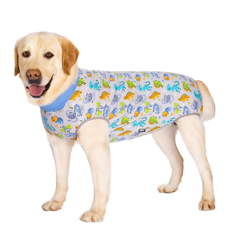 Dog Sterilization Suit Cotton Dog Recovery Suit Anti Licking Wounds Pet Care Clothes After Surgery Clothes Apparels Pet Supplies