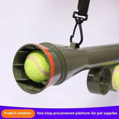 Pet Dog Tennis Training  Shooting Gun Supplies Launcher Outdoor Relieve Boredom Interactive Puzzle Toy Pet Toy Pet Training New