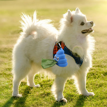 Pet Waste Bag Dispenser Holder With Belt Clip Leash Attachment For Dog Walking Cat Litter Biodegradable Refill Rolls Spring