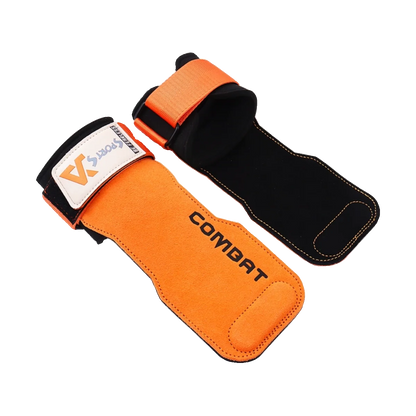 1Pair Pads Professional Cowhide Gym Gloves Grips Anti-Skid Weight Power Belt Lifting Pads Deadlift Belt Workout Palm Protection