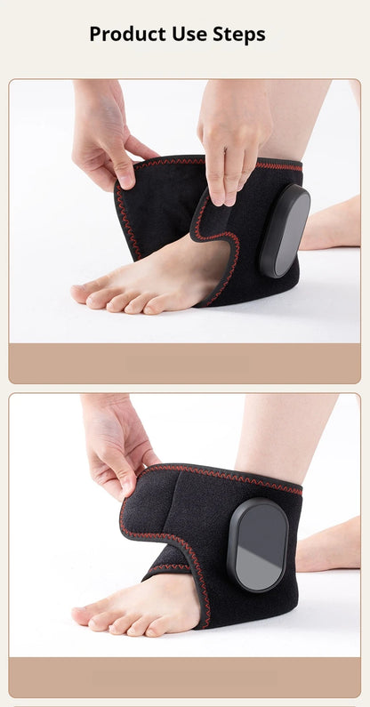 Rechargeable ankle massager, easy to operate, convenient to use, intelligent timing, vibration temperature sensing, giving gifts