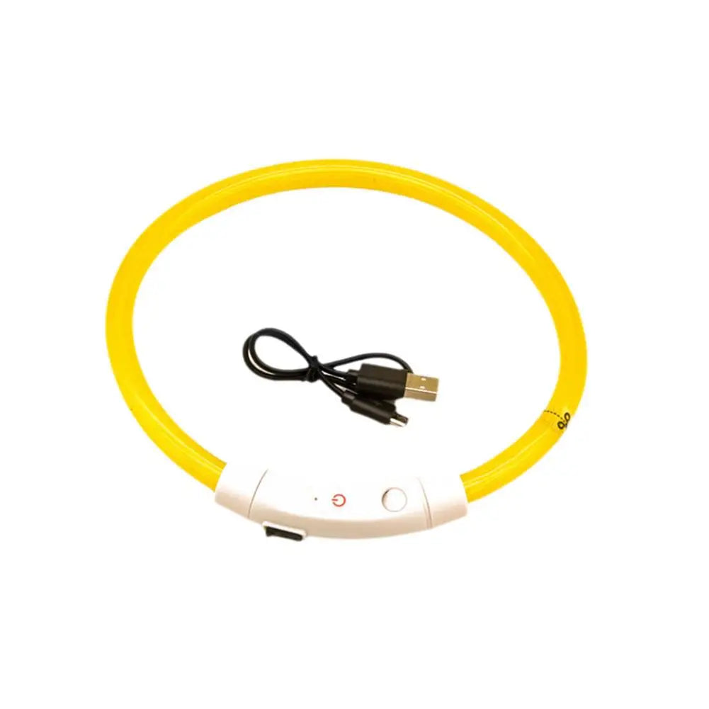 Led Usb Dog Collar Pet Dog Night Luminous Charge Collars Led Night Safety Flashing Glow Dog Loss Prevention LED Collar For Dogs