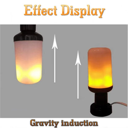 LED Flame Light Bulb 4 Modes E14 E27 Party LED Flame Effect Light Simulation Fire Lights Bulb KTV Festival Garden Decor lighting