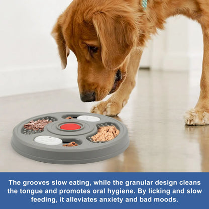 Dog Bowl, Pet Bowl, Slow Food Bowl for Cats, A New Type of Pet Intelligence and Entertainment Gadget That Can Hold Dog Cages
