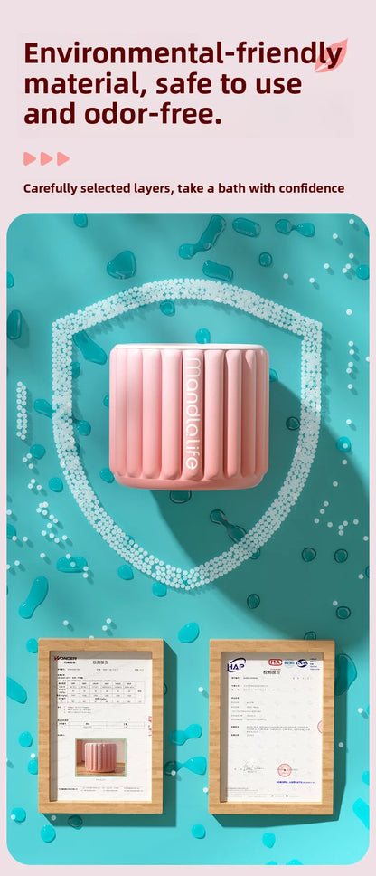 1 inflatable bath tub, home bath tub, don't mind tub, children and adults bathtub, adults folding full-body bath tub, SPA