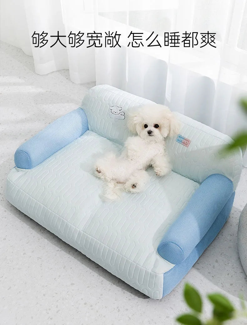 Pet bed - Dog sofa - Latex dog mat - Breathable and washable dog bed - Cat bed - Small dog sleeping cat