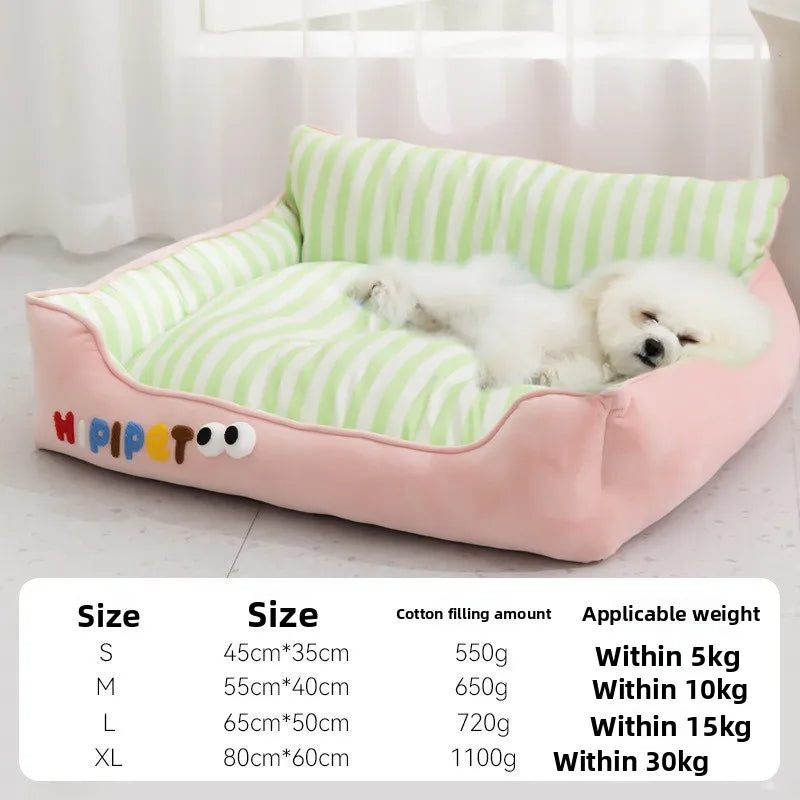 Pet bed - Dog sofa - Latex dog mat - Breathable and washable dog bed - Cat bed - Small dog sleeping cat