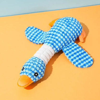 Dog Toys Plush Animal Toy Wild Goose Chewing Toy For Small Medium Large Dogs Cats Teeth Cleaning Toys Pet Squeak Toy for Puppy
