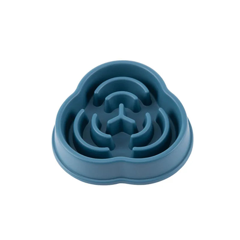 Fun pet dog slow food bowl anti-slip anti-swallowing anti-choking feeding bowl dog bowl suitable for cats and dogs supplies