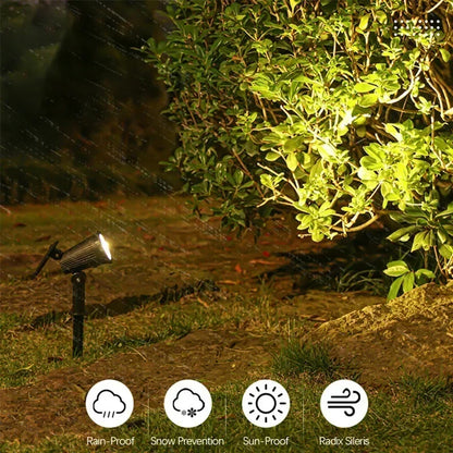 2/9LEDs RGB Solar Light Outdoors Landscape Spotlights Color Changing 2 In 1 Wireless Waterproof Solar Wall Lamp Patio Garden