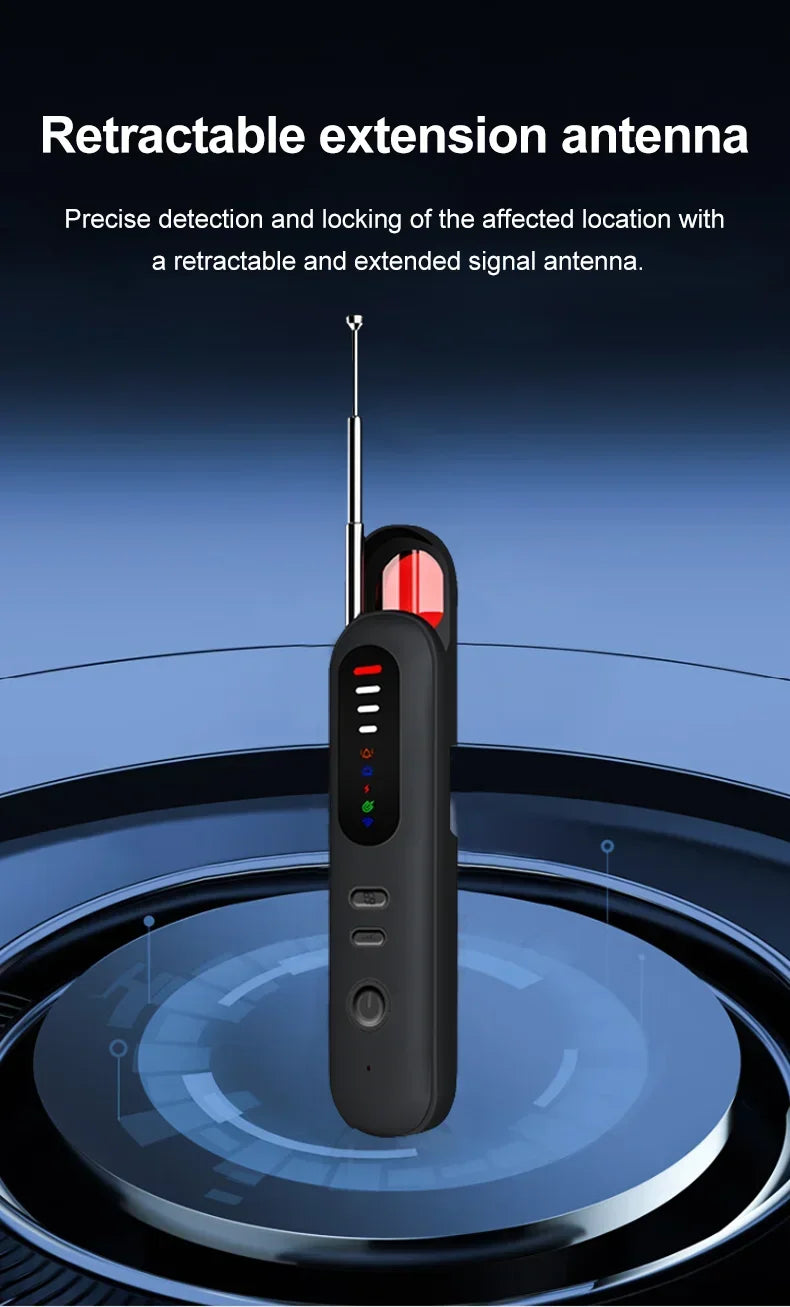 Camera detector, travel security guard, infrared scanner, anti-eavesdropping, positioning signal detector T06