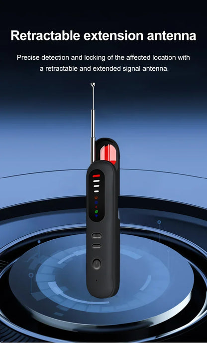 Camera detector, travel security guard, infrared scanner, anti-eavesdropping, positioning signal detector T06